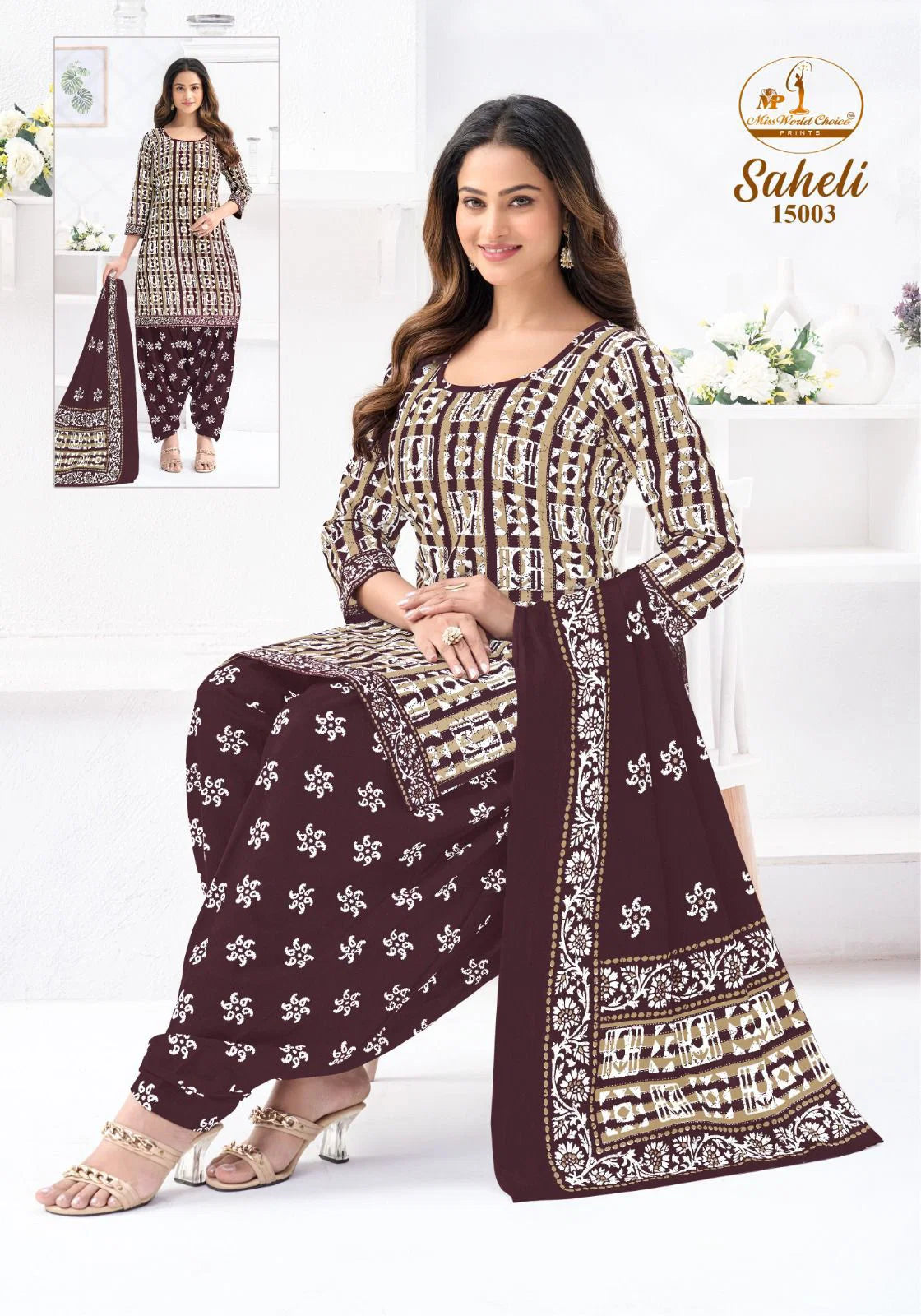 Miss World Saheli Vol 16 Readymade Cotton Printed Kurti Set Collection