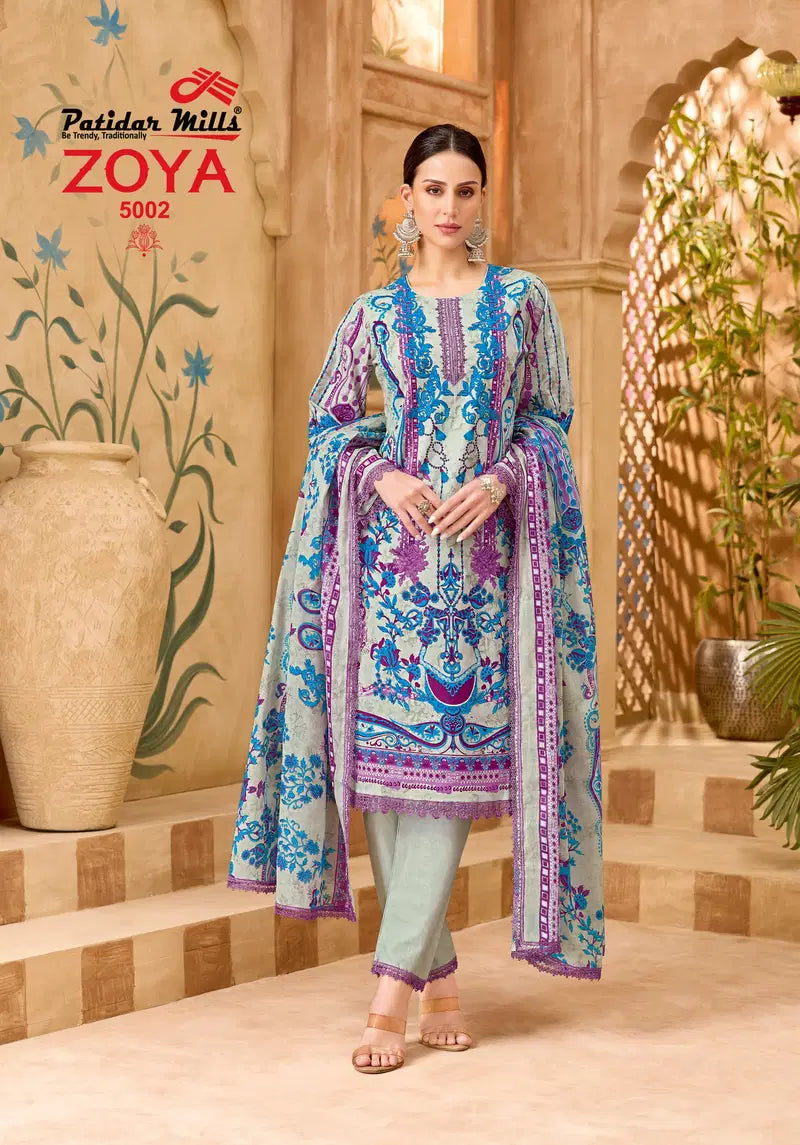 Patidar Zoya Vol 5 Cotton Printed Fancy Dress Material