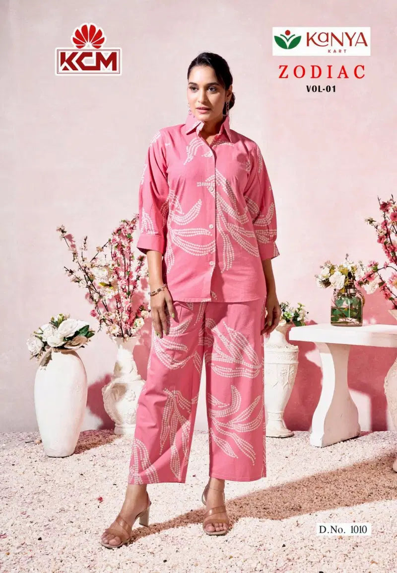 Kanya Zodiac Vol 1 Cotton Flex Fancy Co Ord Set Collection
