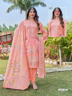 Mizaj Jazmine Vol 4 Readymade Soft Cotton Kurti Pant With Dupatta