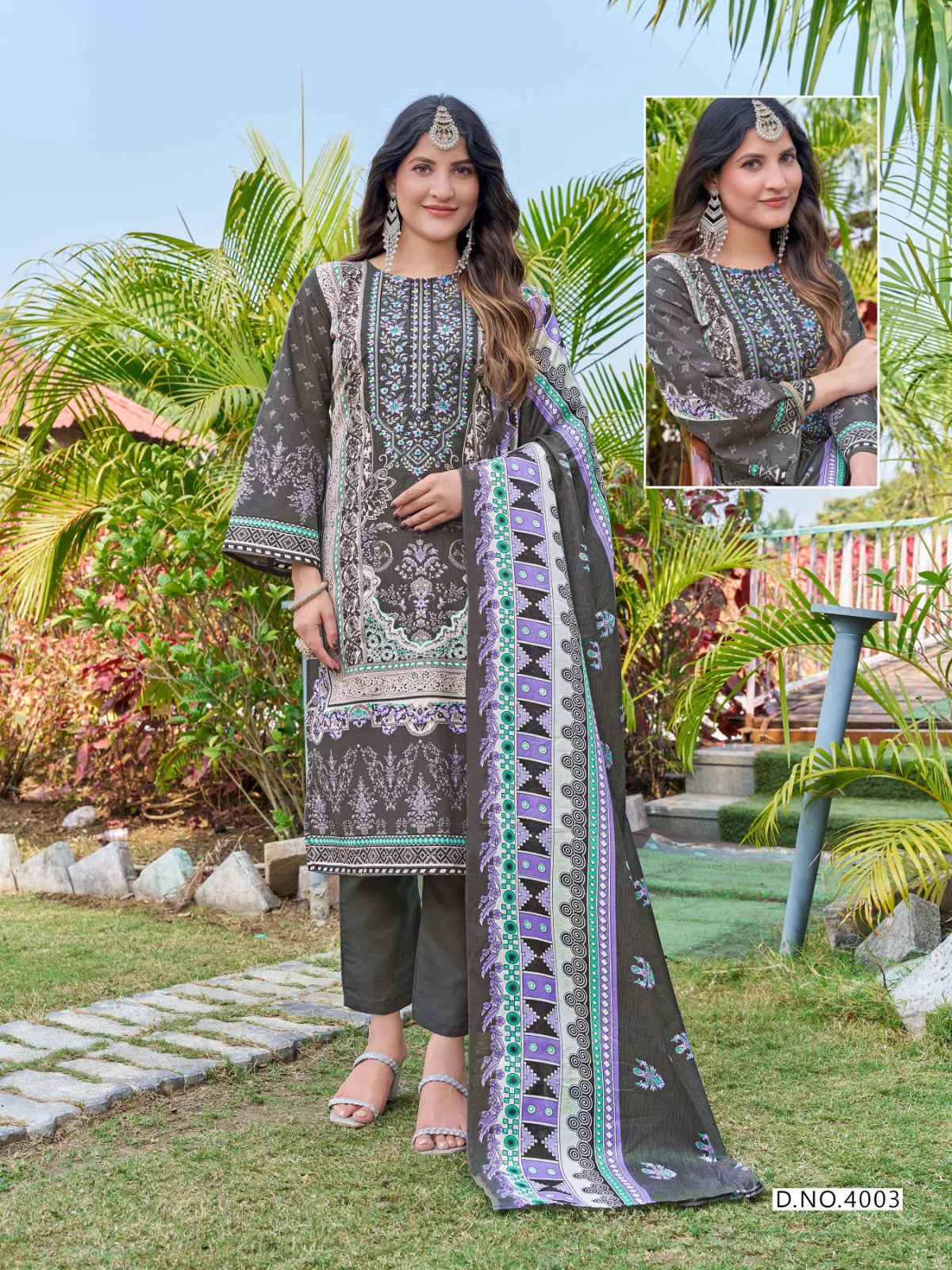 Mizaj Jazmine Vol 4 Readymade Soft Cotton Kurti Pant With Dupatta