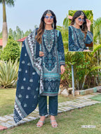 Mizaj Jazmine Vol 4 Readymade Soft Cotton Kurti Pant With Dupatta