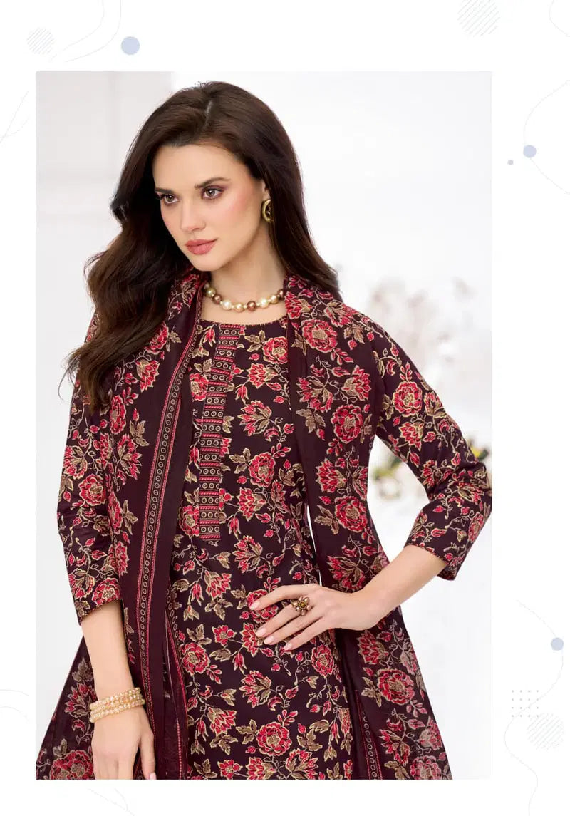 Shree Ganesh Samaiyra Ajrak Vol 1 Readymade Cotton Prined Kurti Pant With Dupatta