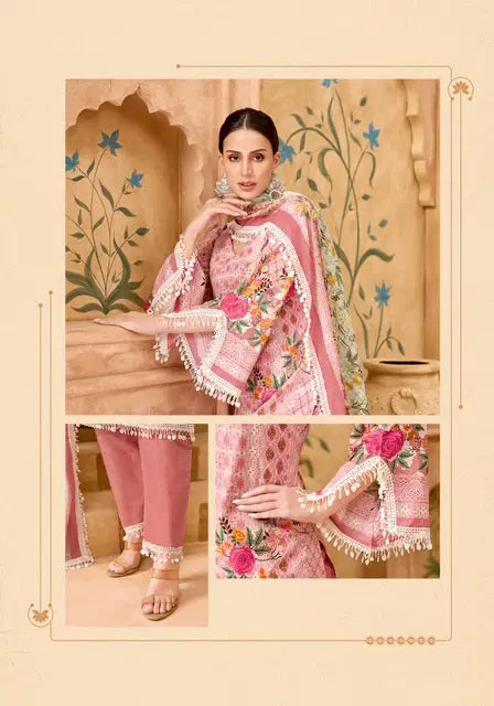 Patidaar Mill Zoya Vol 5 Readymade Pakistani Kurti Pant With Dupatta