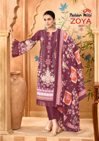 Patidaar Mill Zoya Vol 5 Readymade Pakistani Kurti Pant With Dupatta