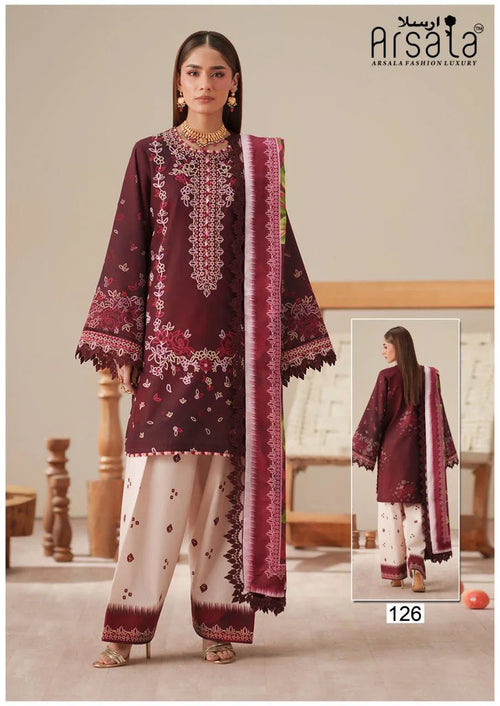 Arsala Amara Vol 3 Lawn Cotton Pakistani Karachi Dress Material Collection