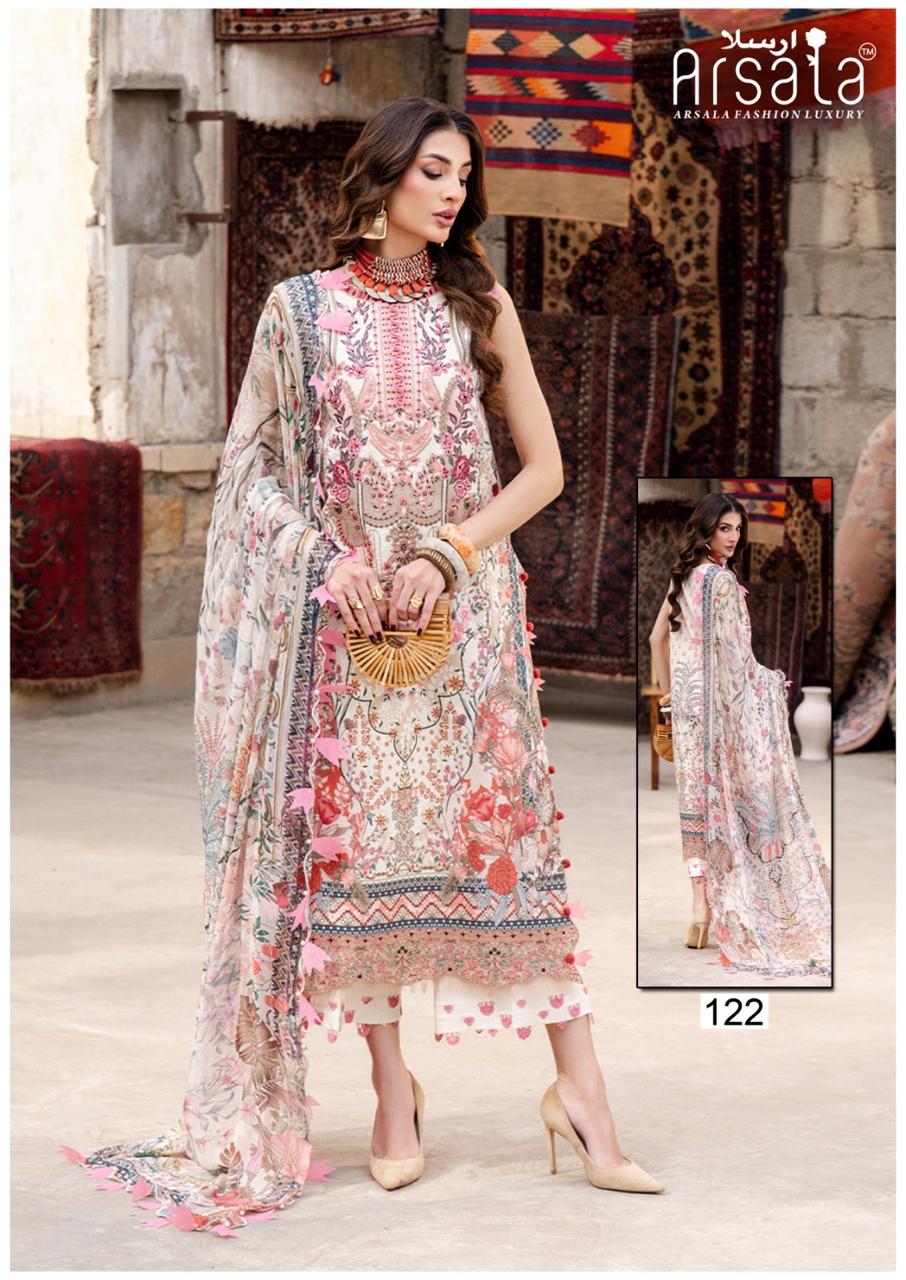 Arsala Amara Vol 3 Lawn Cotton Pakistani Karachi Dress Material Collection