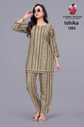 Hiaara Ishika Vol 1 Cotton Printed Fancy Co Ord Set Collection