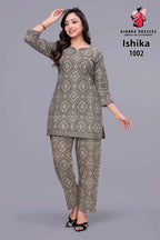 Hiaara Ishika Vol 1 Cotton Printed Fancy Co Ord Set Collection