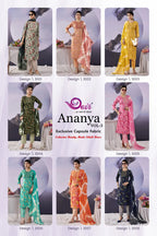 Devi Ananya Vol 3 Rayon Printed Kurti With Bottom Dupatta