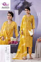 Devi Ananya Vol 3 Rayon Printed Kurti With Bottom Dupatta