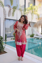 Lw 9321 Viscose Embroidered Kurti Bottom With Batwa Collection