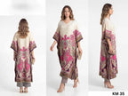 Jelite Kaftan Co Ord Set Value Addition Vol 6 Poly Feather Silk Kaftan Collection