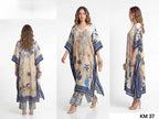 Jelite Kaftan Co Ord Set Value Addition Vol 6 Poly Feather Silk Kaftan Collection