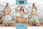 Hkf Dua Kaftan Vol 3 Soft Satin Printed Fancy Kaftan Collection