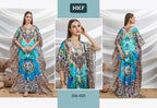 Hkf Dua Kaftan Vol 3 Soft Satin Printed Fancy Kaftan Collection