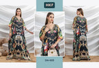Hkf Dua Kaftan Vol 4 Soft Satin Printed Fancy Kaftan Collection