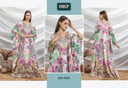 Hkf Dua Kaftan Vol 4 Soft Satin Printed Fancy Kaftan Collection