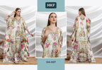Hkf Dua Kaftan Vol 4 Soft Satin Printed Fancy Kaftan Collection