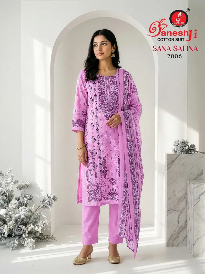 Ganeshji Sana Safina Vol 2 Readymade Pakistani Kurti Pant With Dupatta