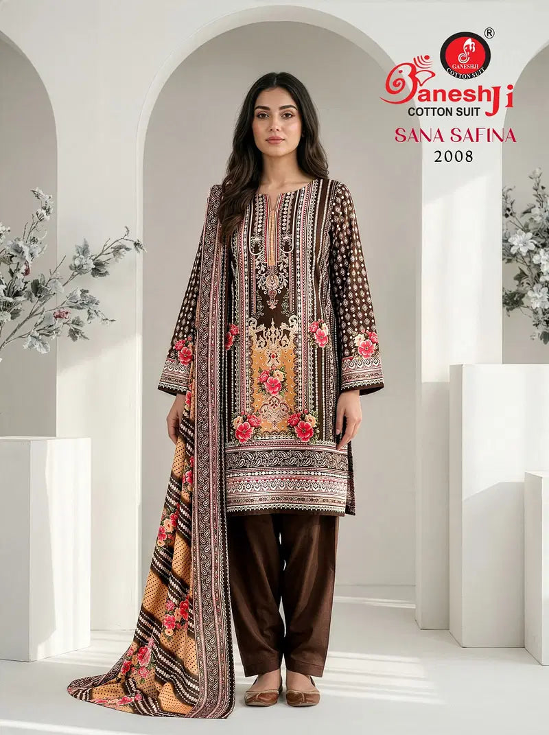 Ganeshji Sana Safina Vol 2 Readymade Pakistani Kurti Pant With Dupatta