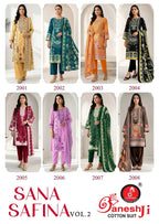 Ganeshji Sana Safina Vol 2 Readymade Pakistani Kurti Pant With Dupatta