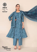 Deeptex Kutch Express Vol 2 A Line Cotton Printed Kurti Set Collection