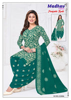 Madhav Punjabi Kudi Vol 22 Readymade Cotton Patiyala Dress