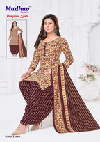 Madhav Punjabi Kudi Vol 22 Readymade Cotton Patiyala Dress