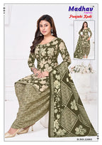 Madhav Punjabi Kudi Vol 22 Readymade Cotton Patiyala Dress