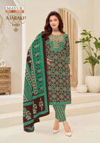 Mayur Ajarakh Vol 11 Readymade Cotton Printed Kurti Pant With Dupatta