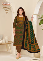 Mayur Ajarakh Vol 11 Readymade Cotton Printed Kurti Pant With Dupatta