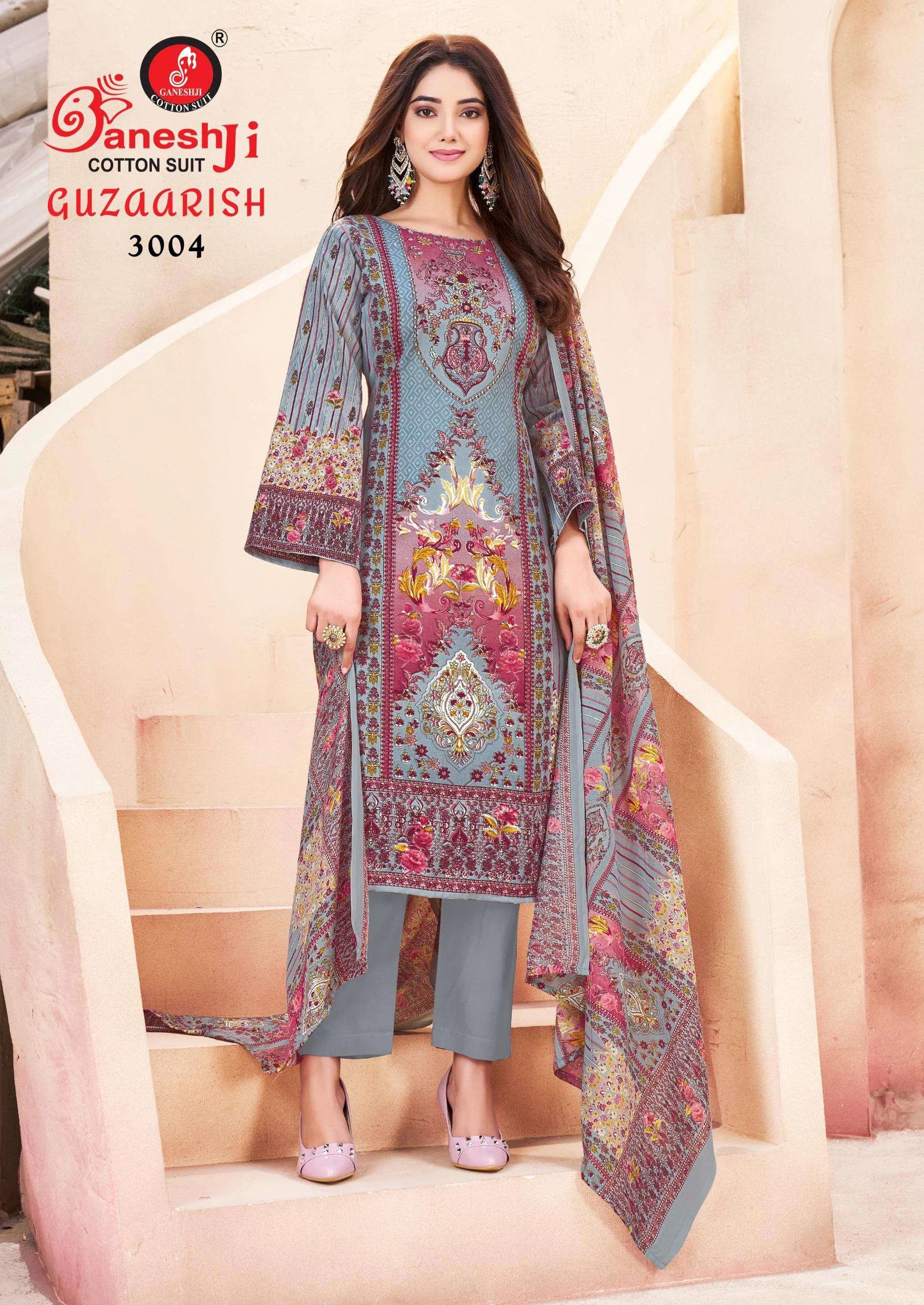Ganeshji Guzaarish Vol 3 Readymade Karachi Kurti Pant With Dupatta