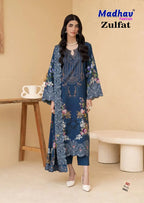 Madhav Zulfat Vol 3 Readymade Lawn Cotton Karachi Kurti Set Collection