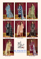 Mizaj M Print Vol 4 Readymade Cotton Karachi Kurti Pant With Dupatta