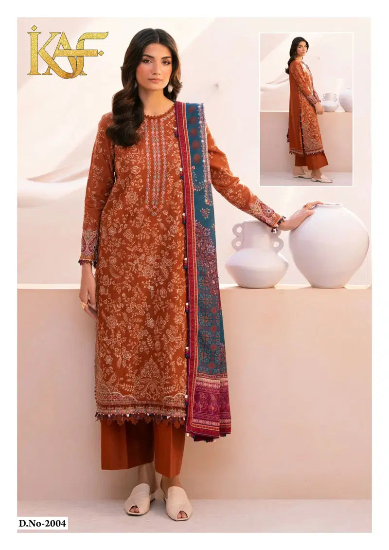 Kaf Evayra Gulaal Vol 2 Readymade Cotton Printed Karachi Kurti Set