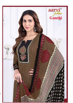 Aarvi Gamthi Vol 13 Readymade Cotton Kurti Pant With Dupatta
