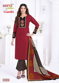 Aarvi Gamthi Vol 13 Readymade Cotton Kurti Pant With Dupatta