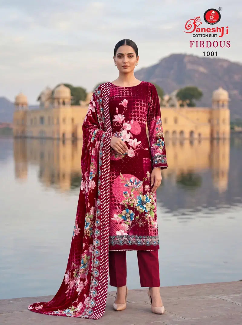 Ganeshji Firdaus Vol 1 Readymade Karachi Kurti Pant With Dupatta