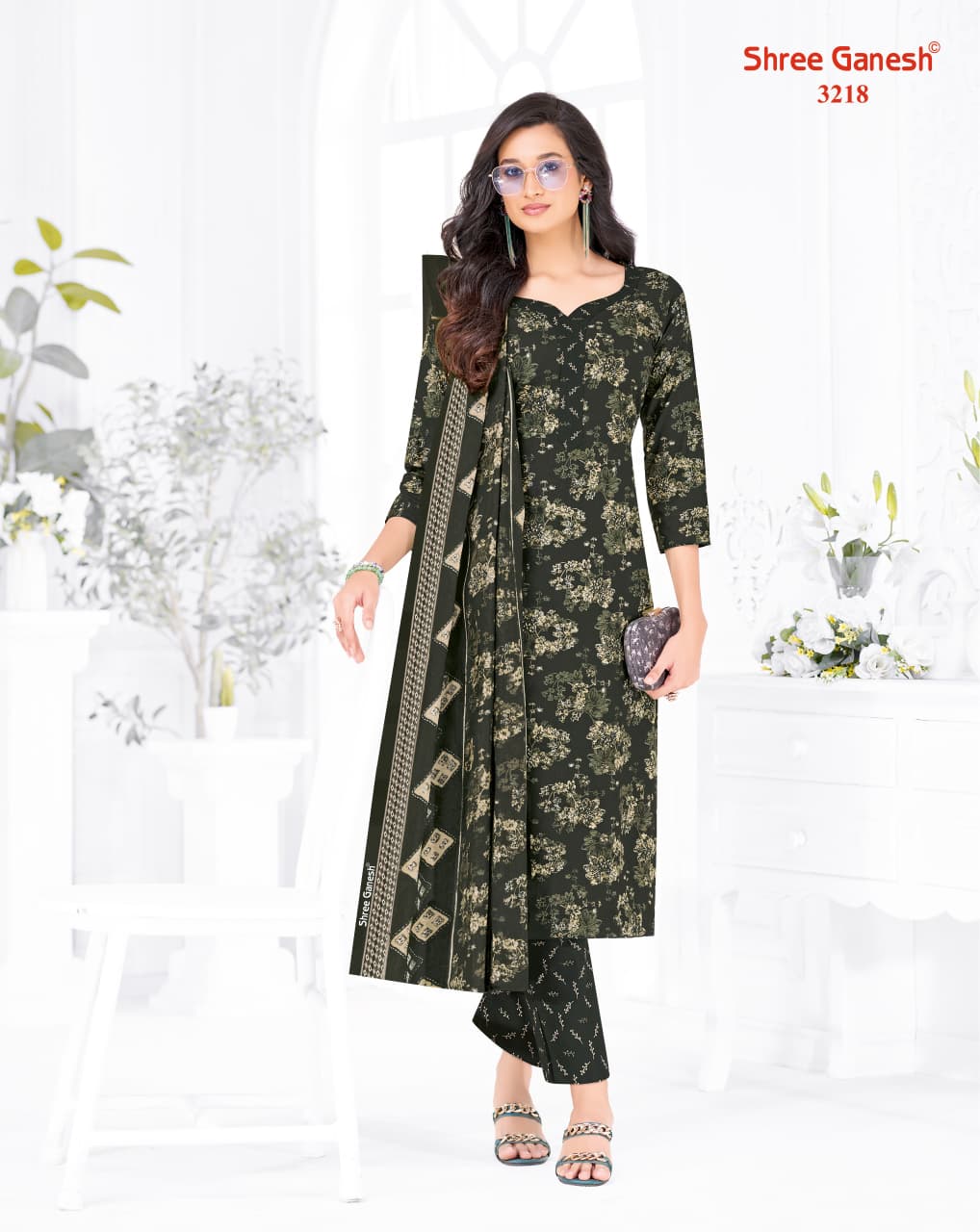 Shree Ganesh Samaira Vol 22 Cotton Printed Fancy Dress Material Collection