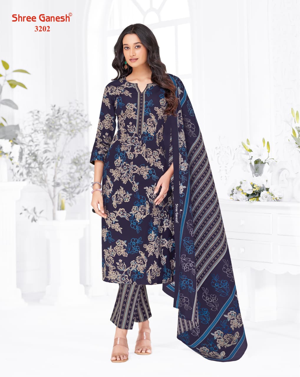 Shree Ganesh Samaira Vol 22 Cotton Printed Fancy Dress Material Collection