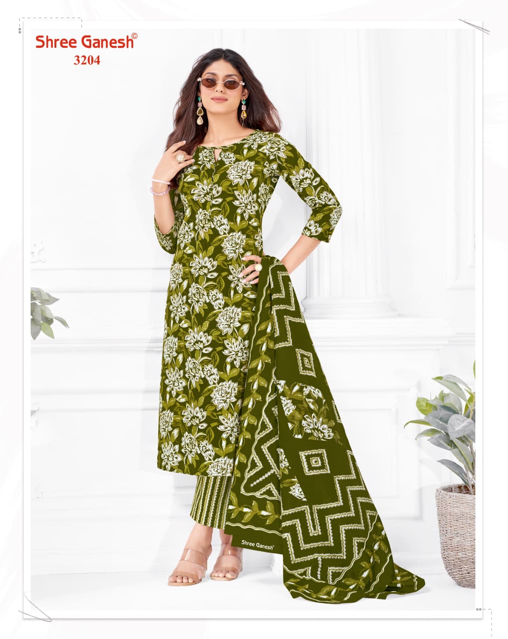 Shree Ganesh Samaira Vol 22 Cotton Printed Fancy Dress Material Collection