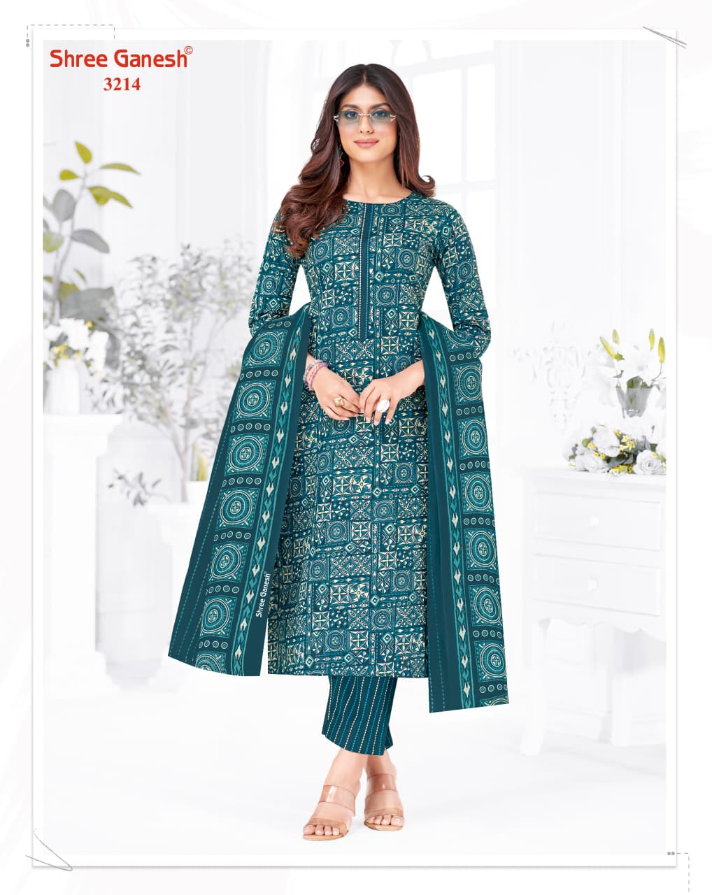 Shree Ganesh Samaira Vol 22 Cotton Printed Fancy Dress Material Collection