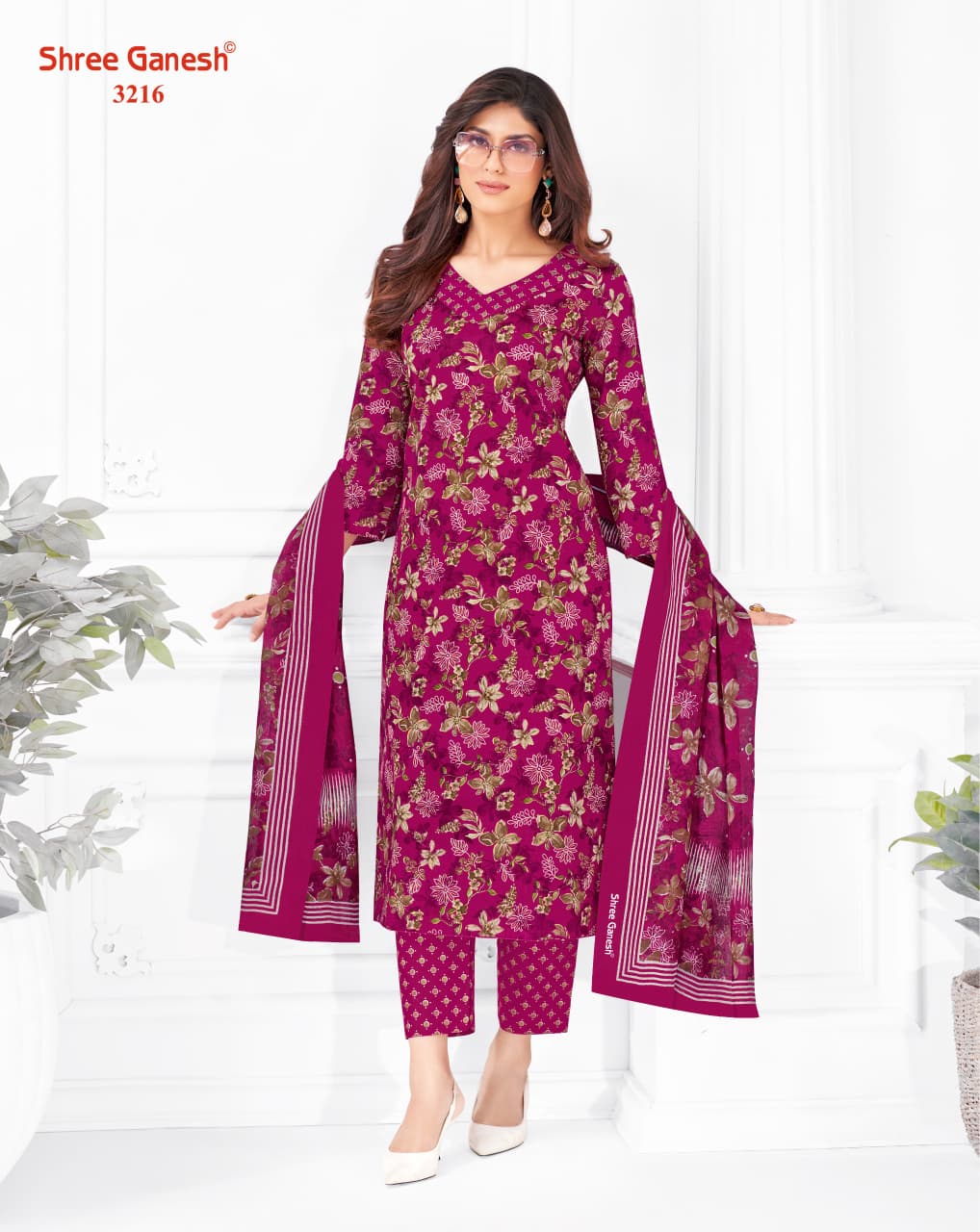 Shree Ganesh Samaira Vol 22 Cotton Printed Fancy Dress Material Collection