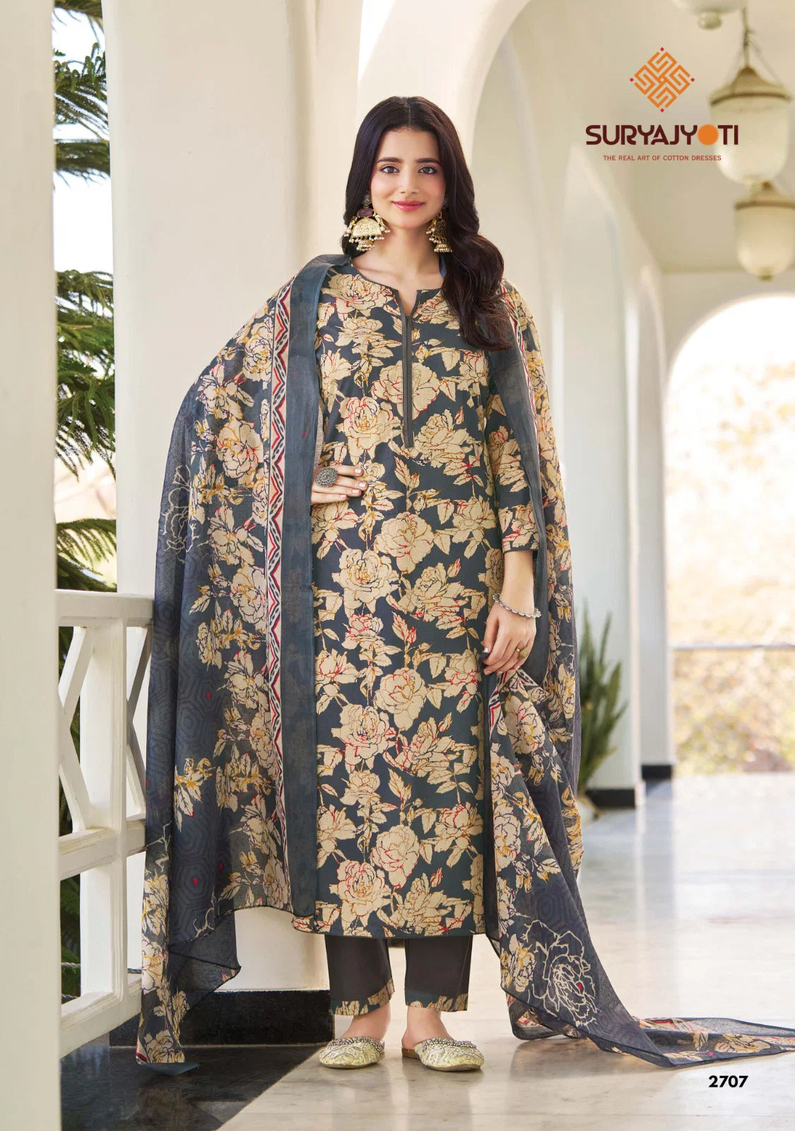 Suryajyoti Nargis Vol 27 Cotton Printed Dress Material Collection