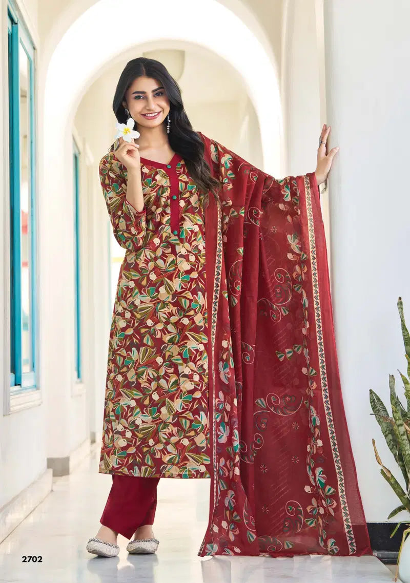 Suryajyoti Nargis Vol 27 Cotton Printed Dress Material Collection