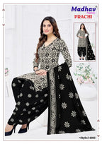 Madhav Prachi Vol 14 Readymade Cotton Printed Patiyala Dress