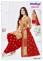 Madhav Prachi Vol 14 Readymade Cotton Printed Patiyala Dress