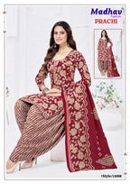 Madhav Prachi Vol 14 Readymade Cotton Printed Patiyala Dress