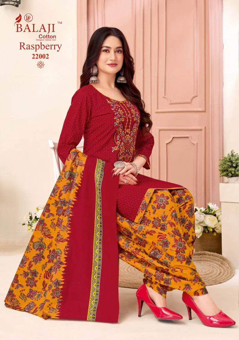 Balaji Raspberry Vol 22 Cotton Printed Dress Material Collection